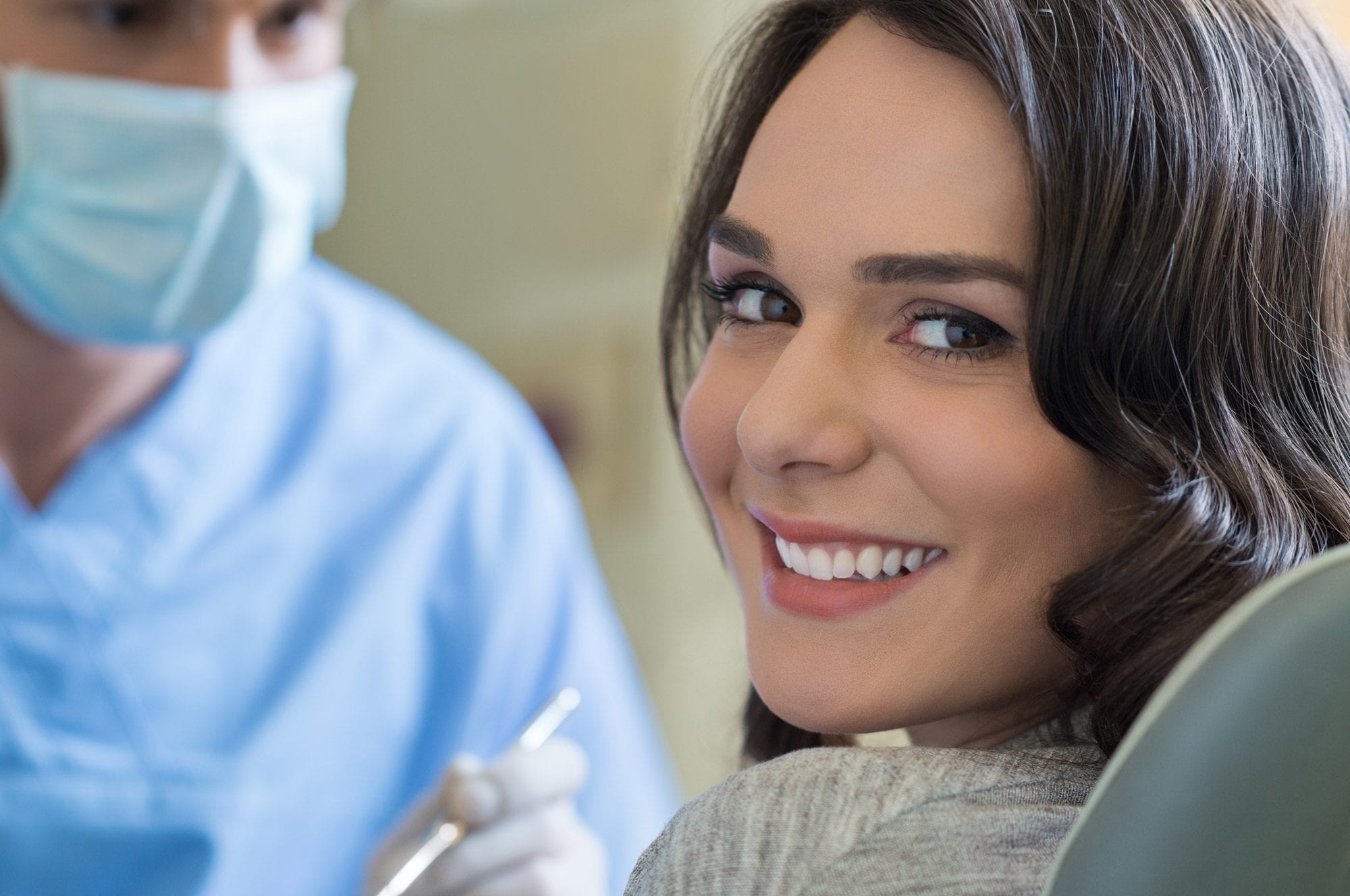 Female patient smiling at West Richland Family Dental