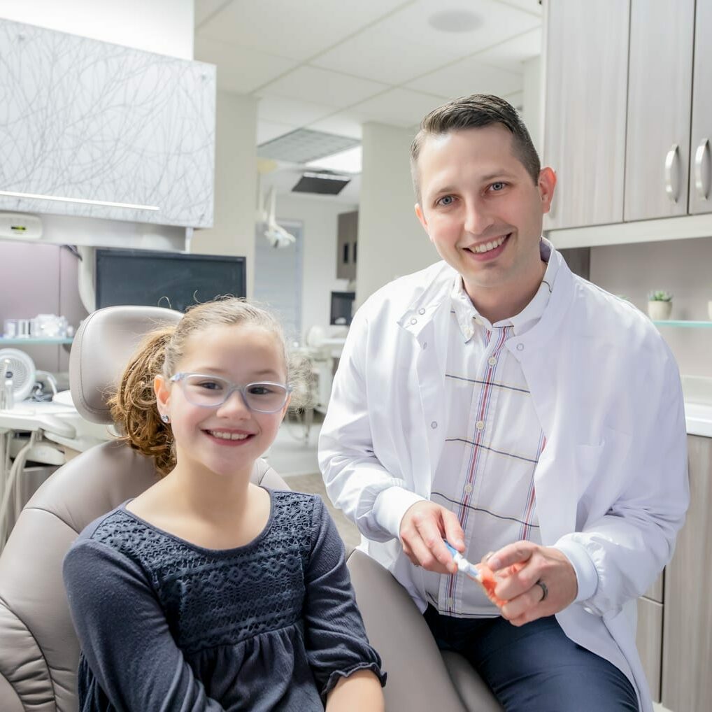 Dr. Wes Karlson and female patient